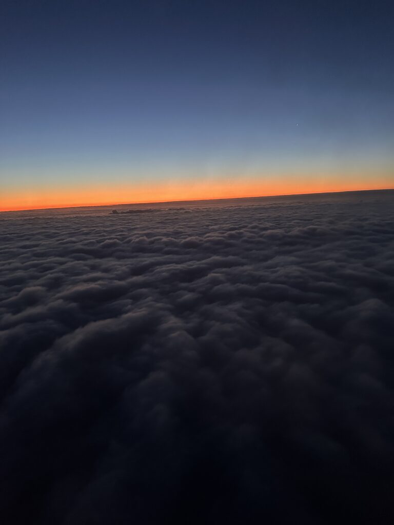 Sky from plane