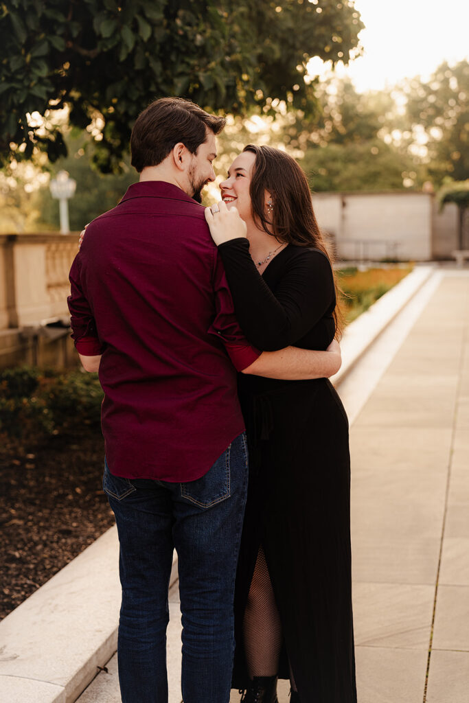 Engagement session in Cleveland | Portrait of couple