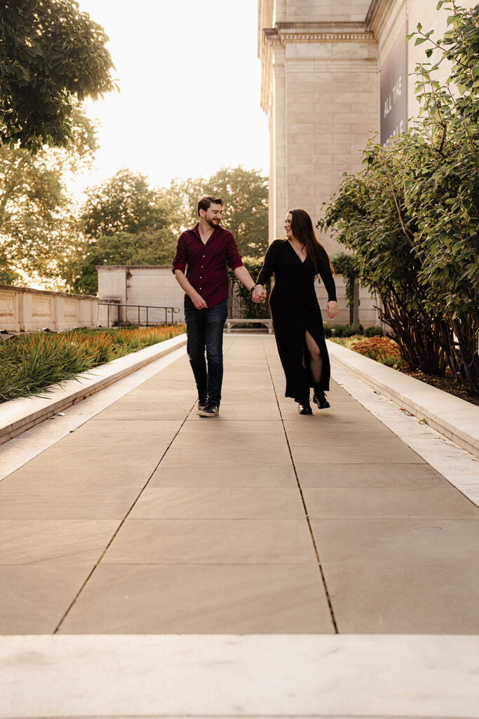 Engagement session in Cleveland | Portrait of couple
