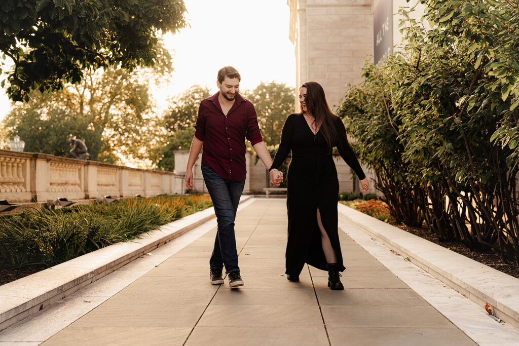 Engagement session in Cleveland | Portrait of couple