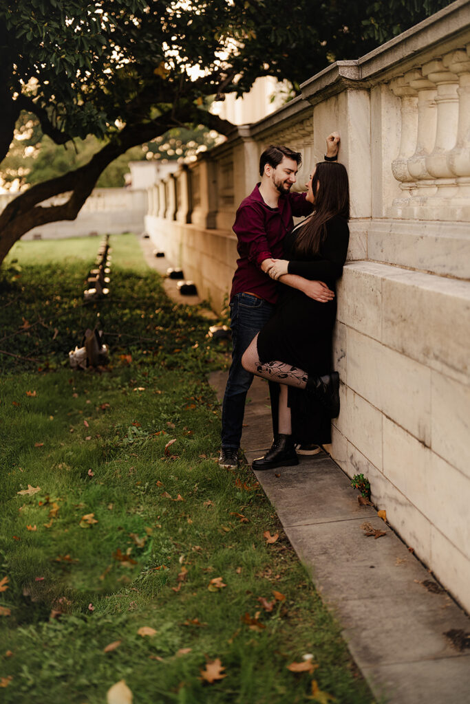 Engagement session in Cleveland | Portrait of couple