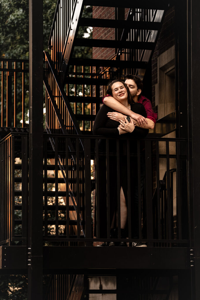 Engagement session in Cleveland | Portrait of couple