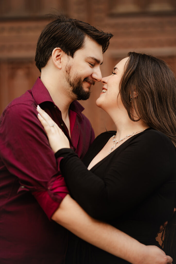 Engagement session in Cleveland | Portrait of couple