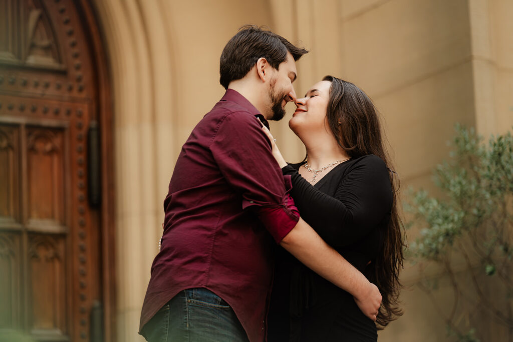 Engagement session in Cleveland | Portrait of couple
