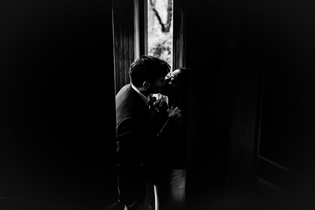 portrait of bride and groom